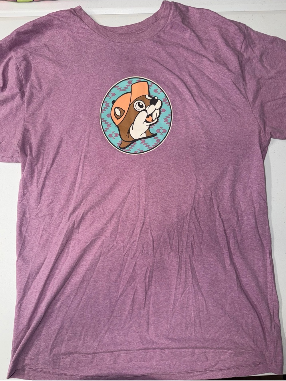 Buc-ee’s: Stuck On Adult Purple Shirt (Purple)